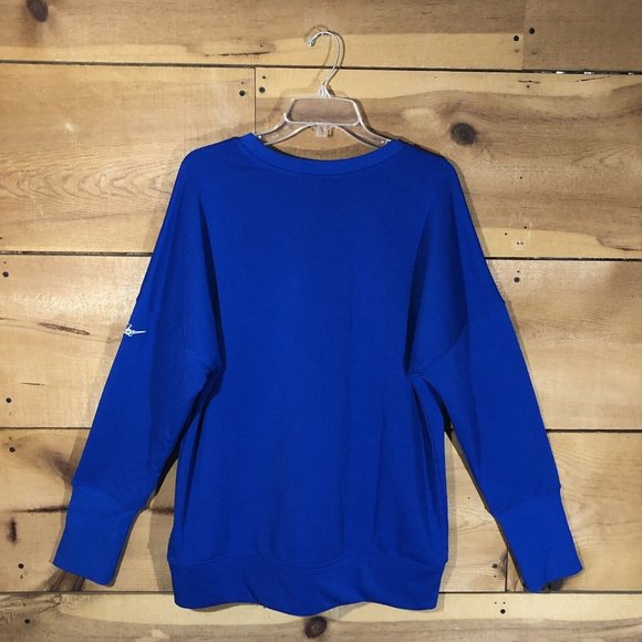 NWT Nike NFL New England Patriots Dri-Fit Crewneck Sweater Mens Size Large Blue - Picture 9 of 13